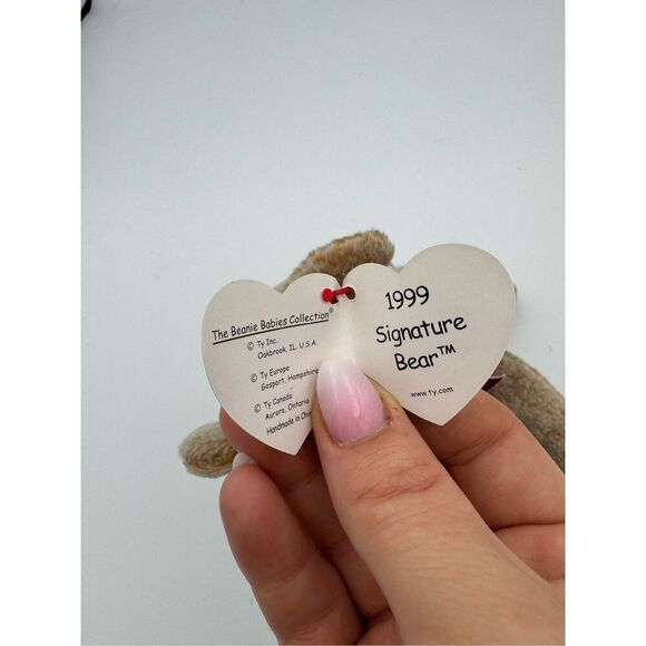 Ty Beanie Baby 1999 Signature Bear NWT - Picture 5 of 5